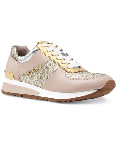 michael kors allie trainer macys|michael kors allie sneakers.